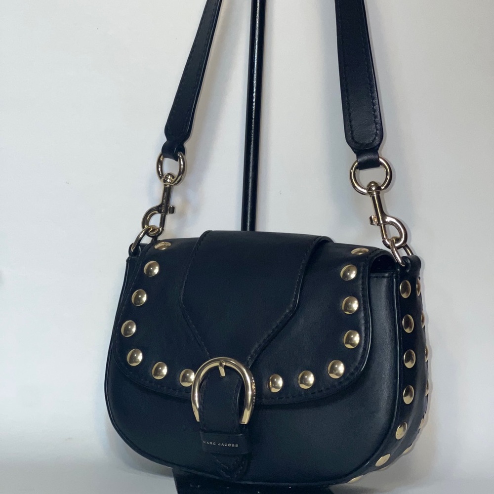 Marc Jacobs Navigator Studded Leather Saddle Bag. DEAD STOCK!